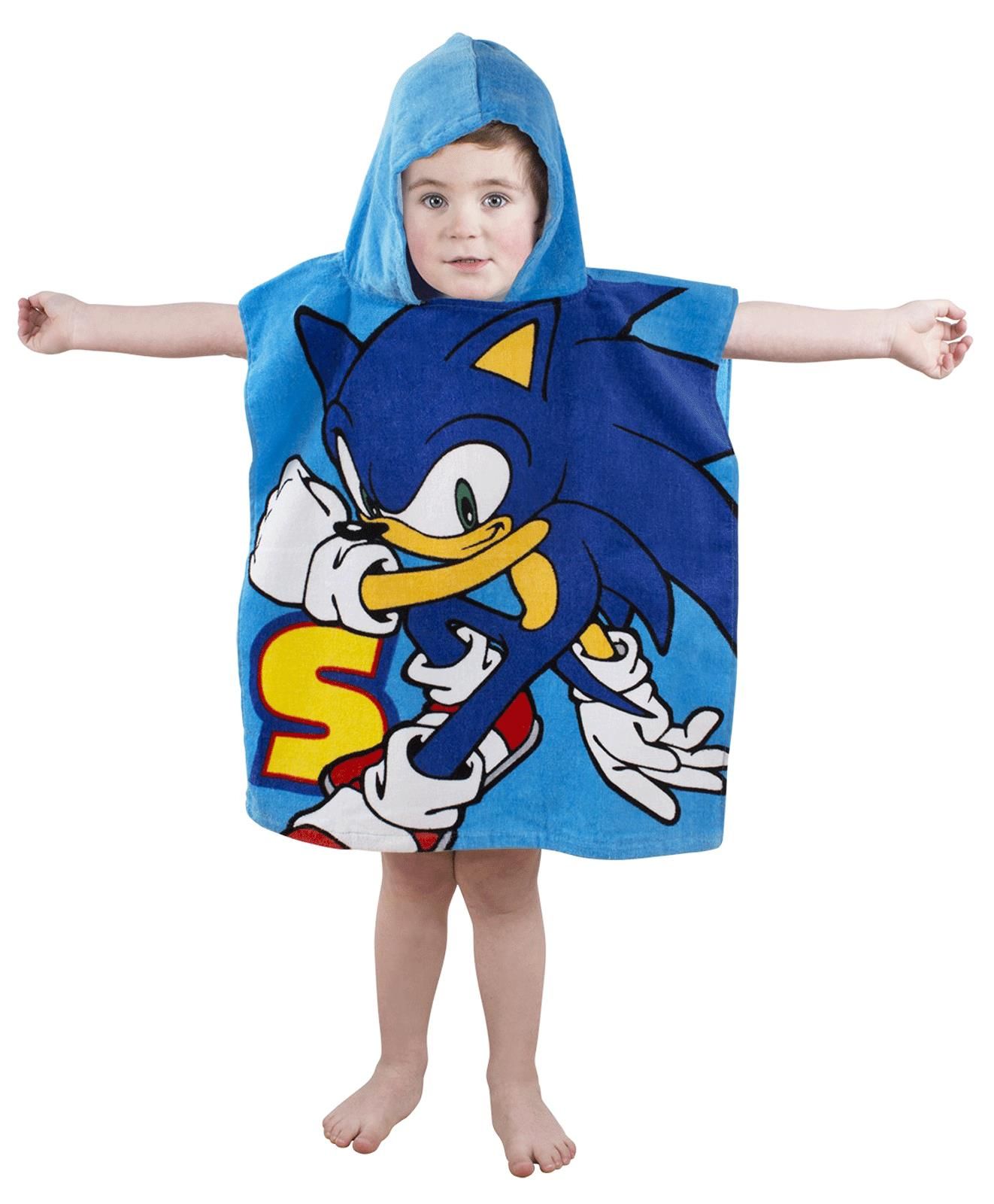 100%-cotton Disney Junior Disney Jake & TNP Sharks Hooded Poncho 100%-cotton Disney Junior Disney Jake & TNP Sharks Hooded Poncho