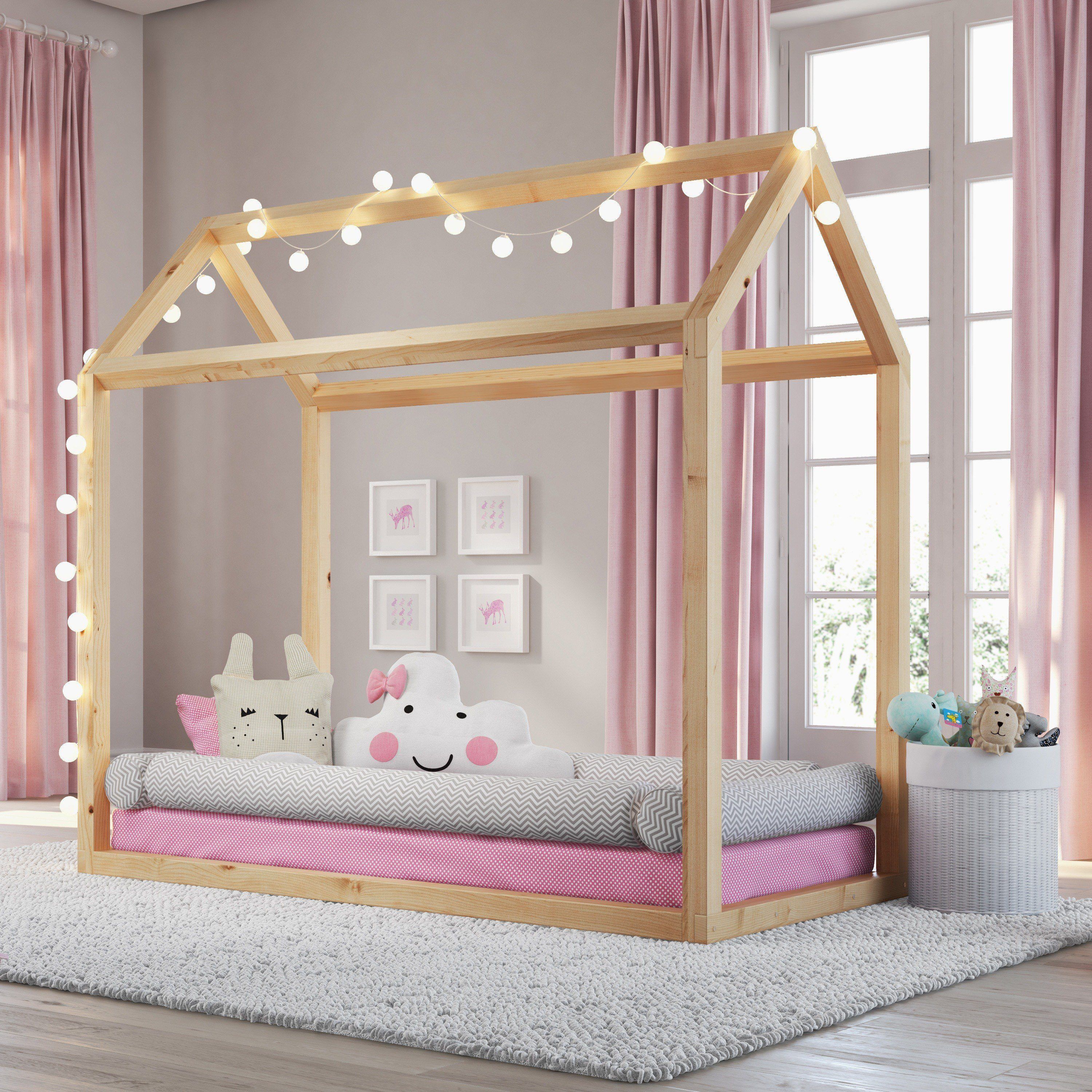 A Cama Casinha Montessoriana Tamb M Fica Linda Em Quarto De Menina ~ Quarto Juvenil Menina Com Caixote De Feira Quarto A Cama Casinha Montessoriana Tamb M Fica Linda Em Quarto De Menina ~ Quarto Juvenil Menina Com Caixote De Feira Quarto