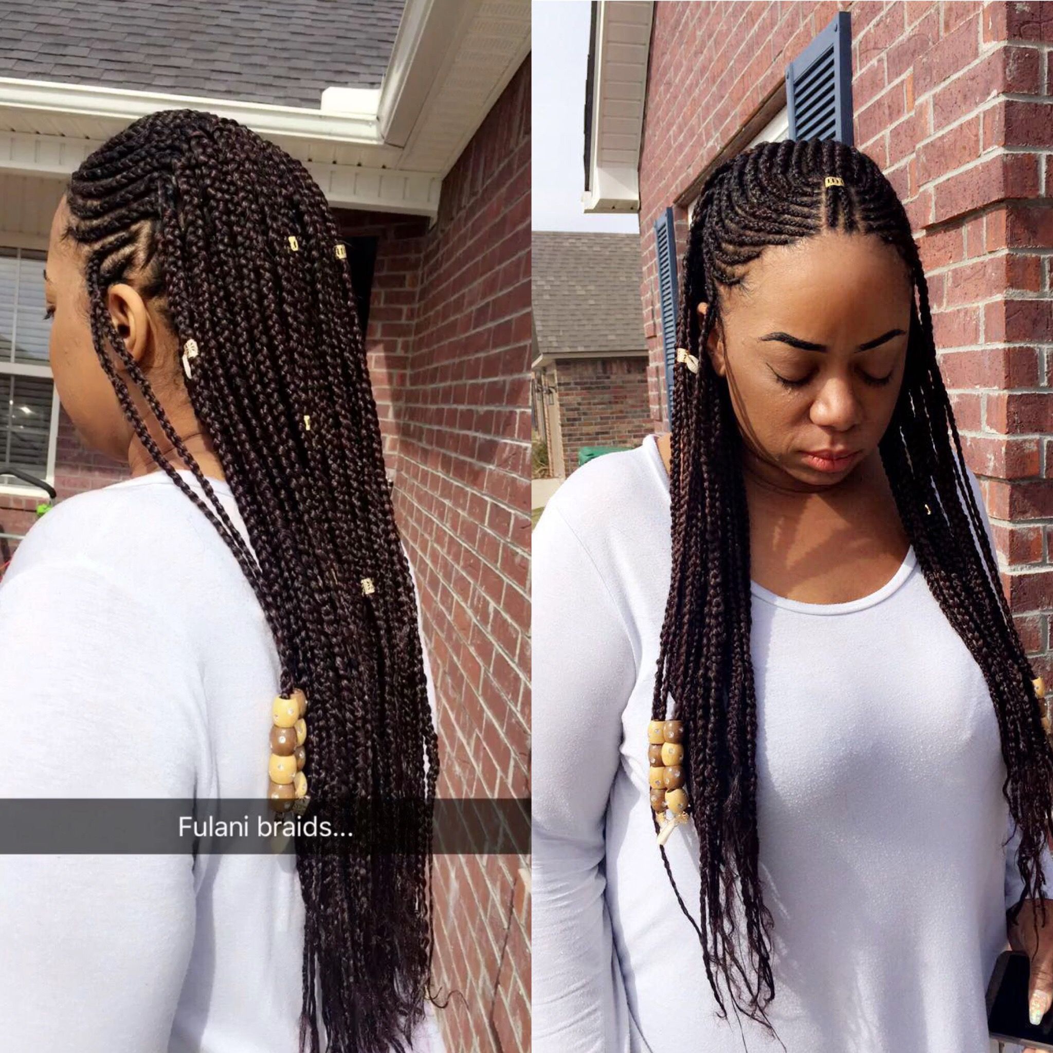 Fulani braids...beads | Braids with beads, Hair beauty, Braids