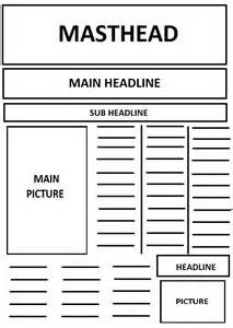 layout of a newspaper template yahoo search results to newspaper masthead template