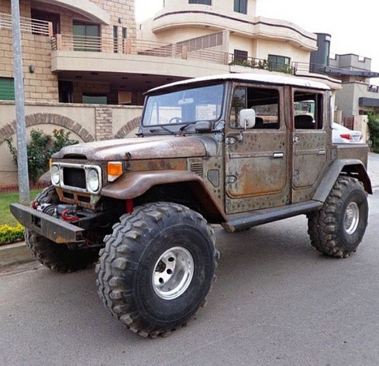 toyota fj45 doublecab Fj40, Offroad vehicles, Toyota