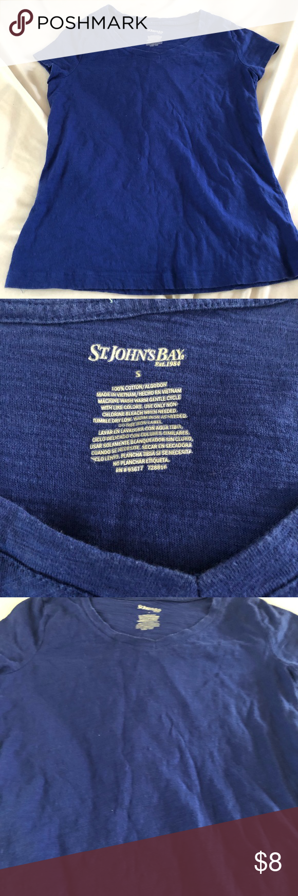 St John S Bay V Neck T Shirt V Neck T Shirt Shirts T Shirt
