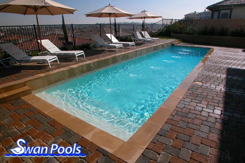 Raised Edge Pool Rectangular Swimming Pools Pool Shapes Swimming Pools