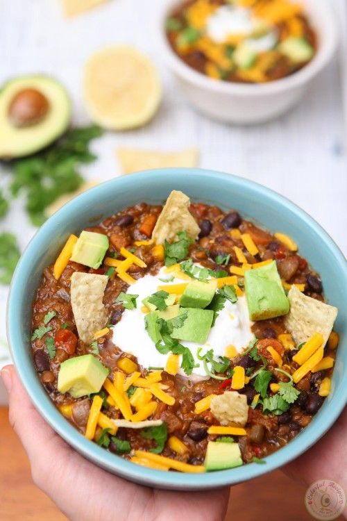 Crockpot Black Bean Lentil Quinoa Chili Crockpot Black Bean Lentil Quinoa Chili