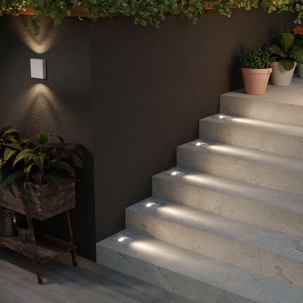 O Balizador LED de Chão Sobrepor 2W Luz Neutra IP65 Inspire é feito de Plástico na cor branca e possui LED integrado na cor de luz Neutro. O produto possui IP65 que é indicado para resistir à chuva. Leroy Merlin, Stairs, Home Decor, Products, Ship Lap, Off White Colour, Colors, Swiming Pool, Stairway