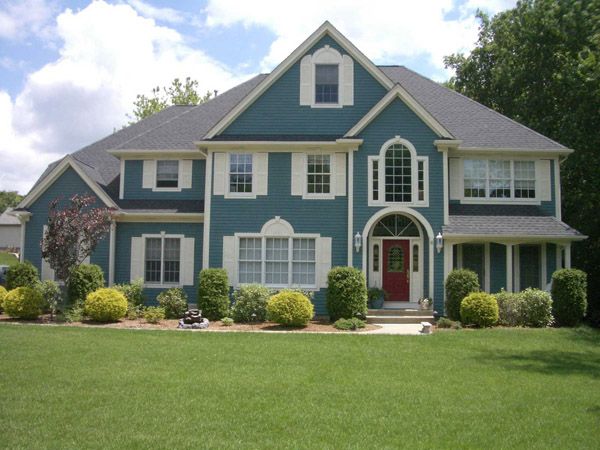 exterior paint color schemes | Exterior House Painting Ideas in Blue ... exterior paint color schemes | Exterior House Painting Ideas in Blue ...