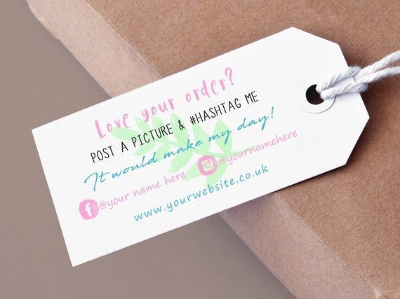 Fiver friday printable, self print, Promo, thank you tags, thank you cards, prom...