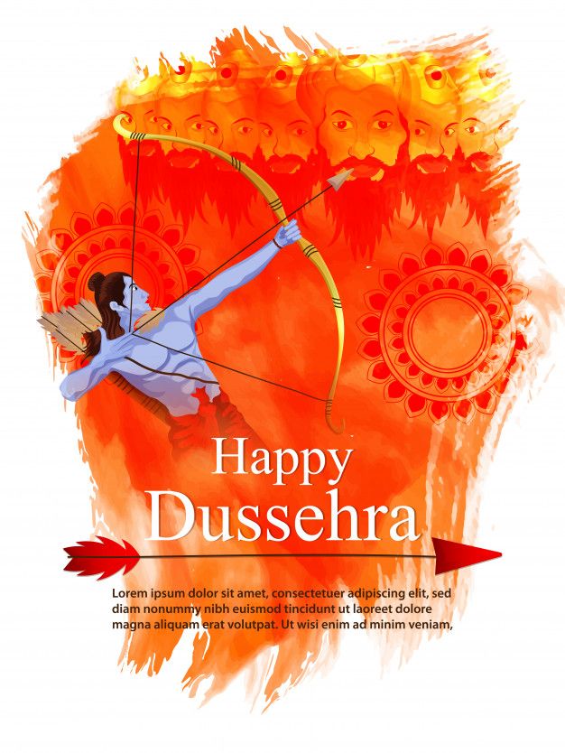 Orange Background For Dussehra Festival Orange Background For Dussehra Festival