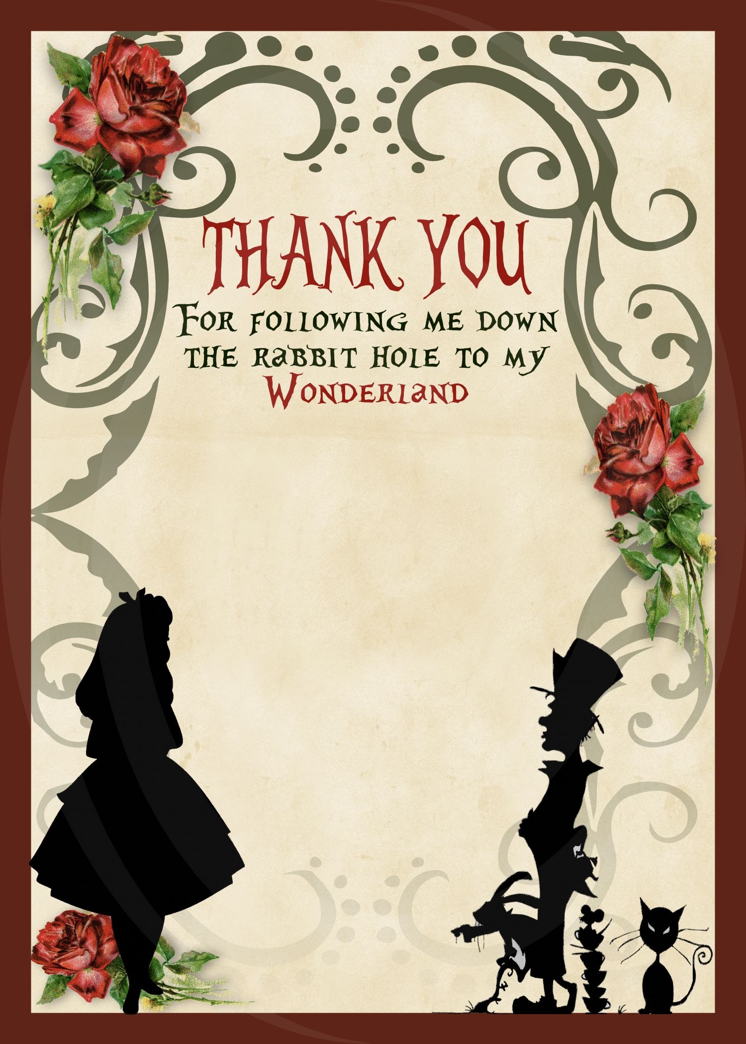 tea party thank you cards