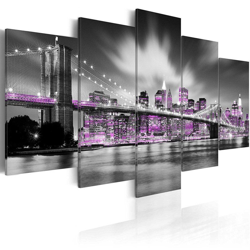 Cuadros lienzo XXL decoracion pared foto impresión New York Moderno 9020099
