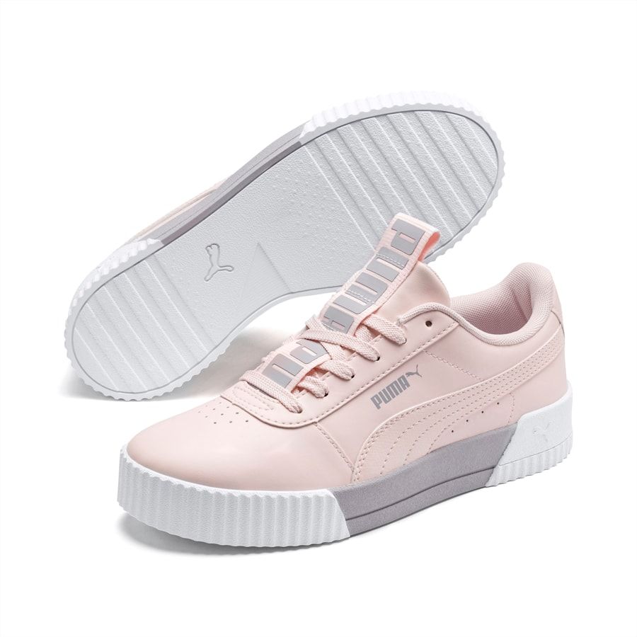 Women's PUMA Carina Bold Trainers in Rosewater/Rosewater ... Women's PUMA Carina Bold Trainers in Rosewater/Rosewater ...