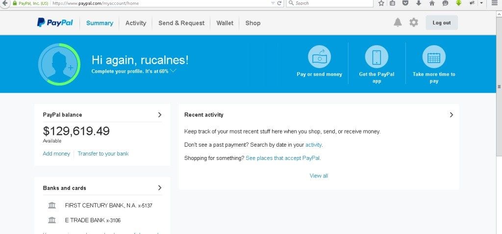 Free Paypal Account With Money Hack