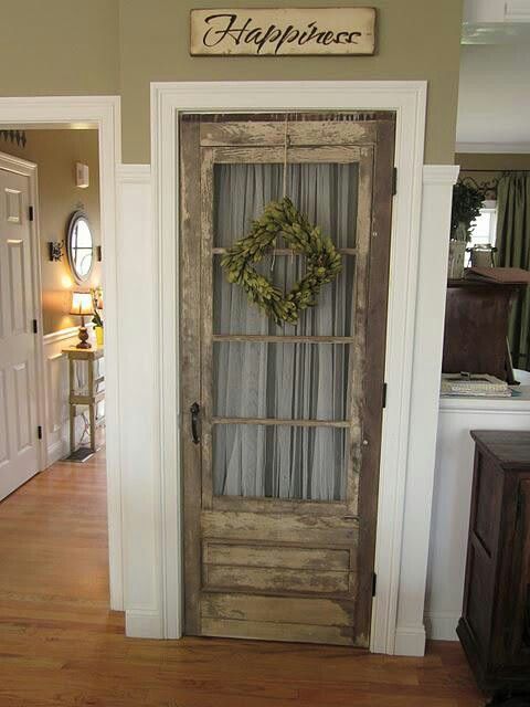 Cute Idea... Antique Door For Closet Or Pantry Cool Home Ideas Cute idea... Antique door for closet or pantry - Cute Idea... Antique Door For Closet Or Pantry Cool Home Ideas
