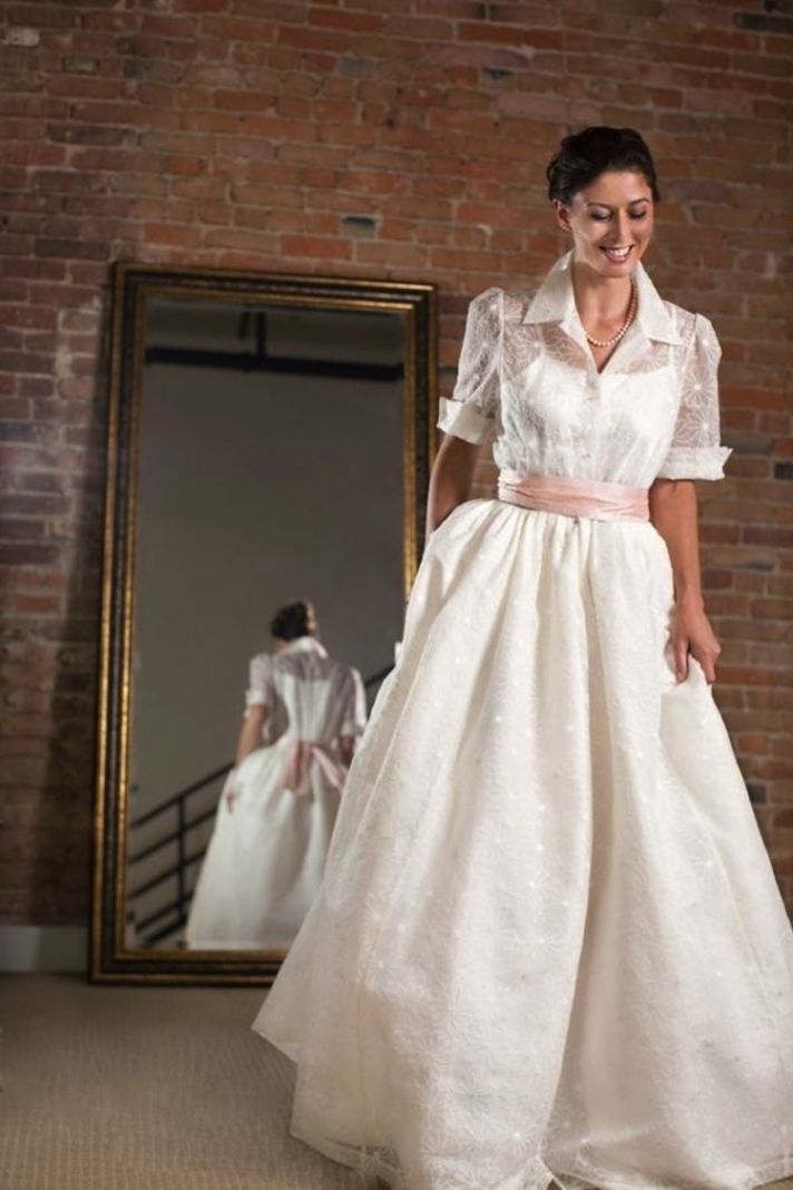 Shirtwaist Wedding Dresses Are Trending Now Dress Vintage Shirtwaist Wedding Dresses Are Trending Now
