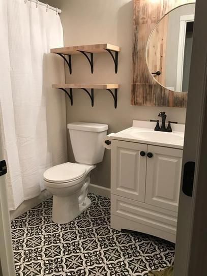 Merola Tile Braga Classic Encaustic 7-3/4 in. x 7-3/4 in. Ceramic Floor and Wall Tile (11.11 sq. ft. / case)-FTC8BRCL - The Home Depot #smallbathroomremodel