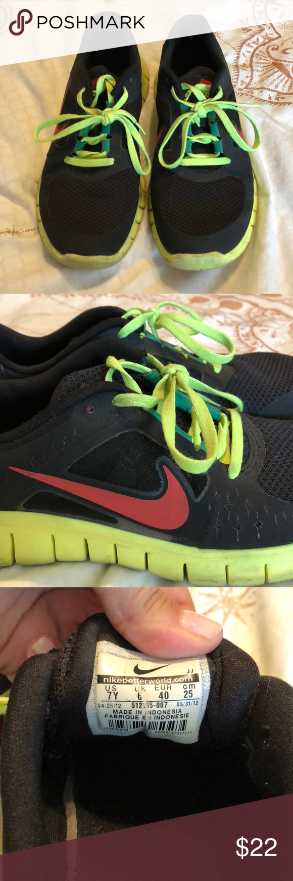 Rasta NIKE Free Run 3 Sneakers ?????? Nike sneakers in Rasta NIKE Free Run 3 Sneakers ?????? Nike sneakers in