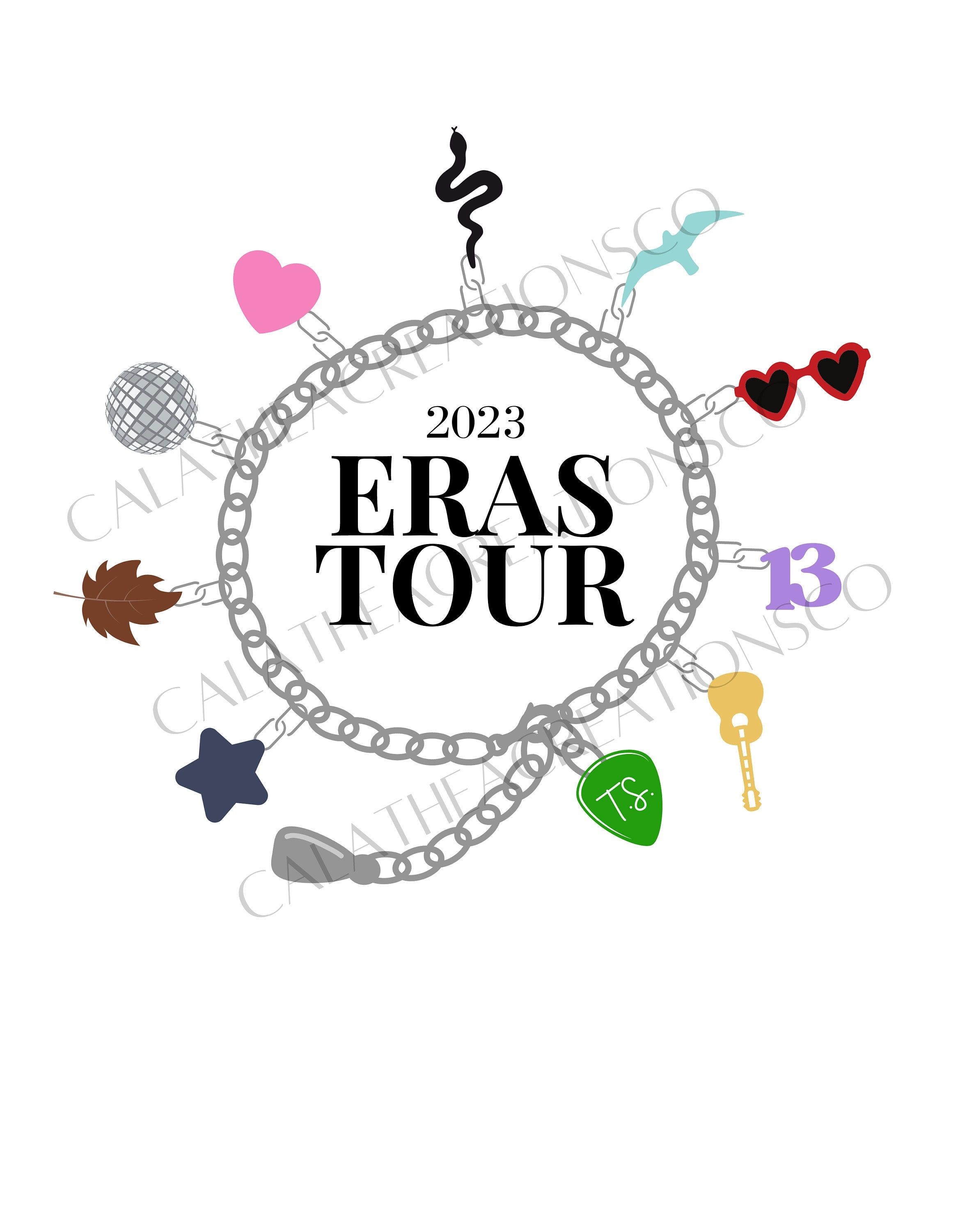 Eras Tour Friendship Bracelet, Digital Print, SVG Cutout, Tshirt Design