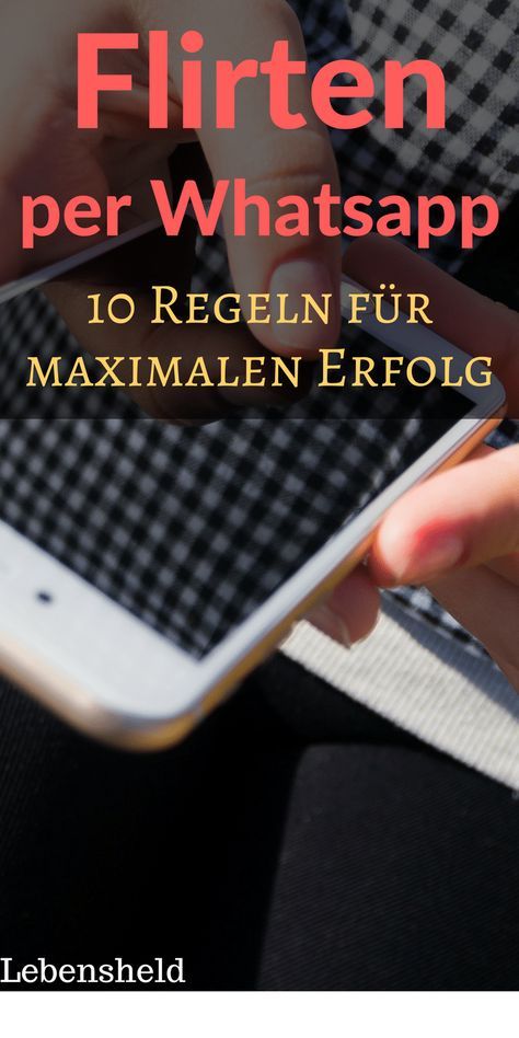 Richtig flirten per handy