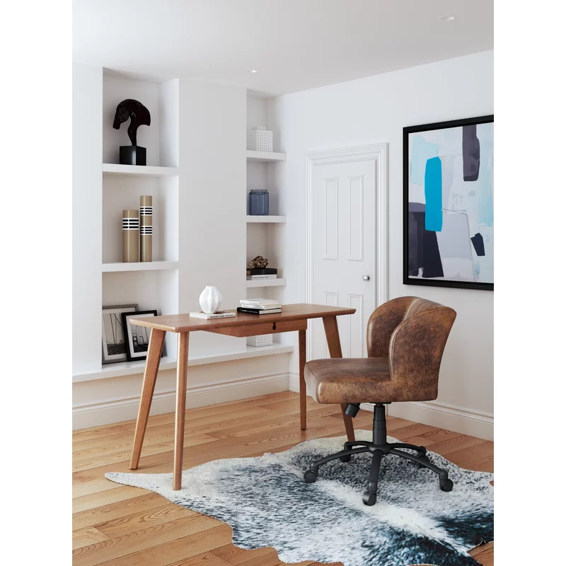 Glendora Writing Desk Zm Home Walnut Desks Furniture