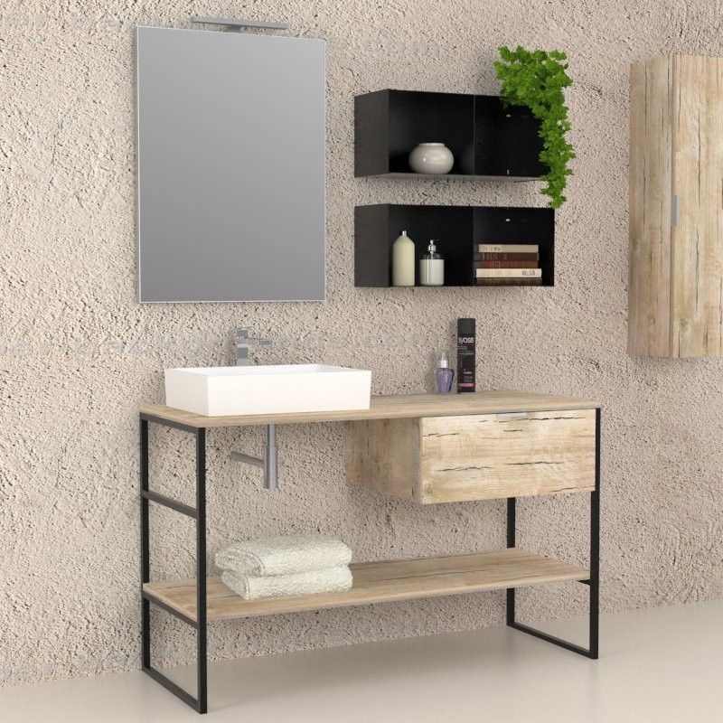 Iron Mobile Completo Arredo Bagno Arredamento Bagno Mobile