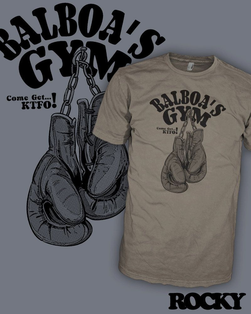 Balboa Rocky Movie Boxing Gym Training Mens T-Shirt