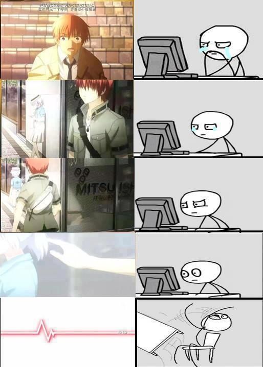 Does angel beats have a happy ending