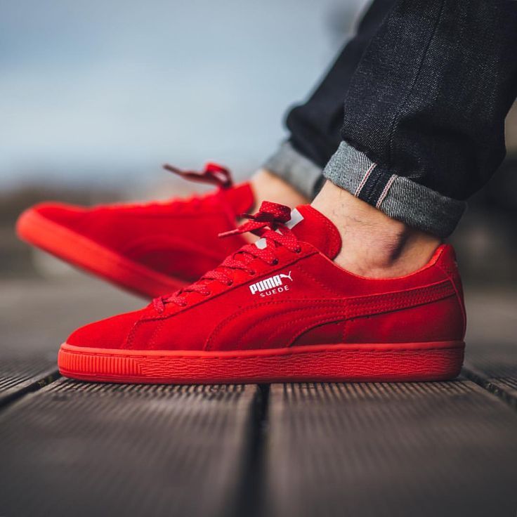 puma suede mono iced rouge puma suede mono iced rouge
