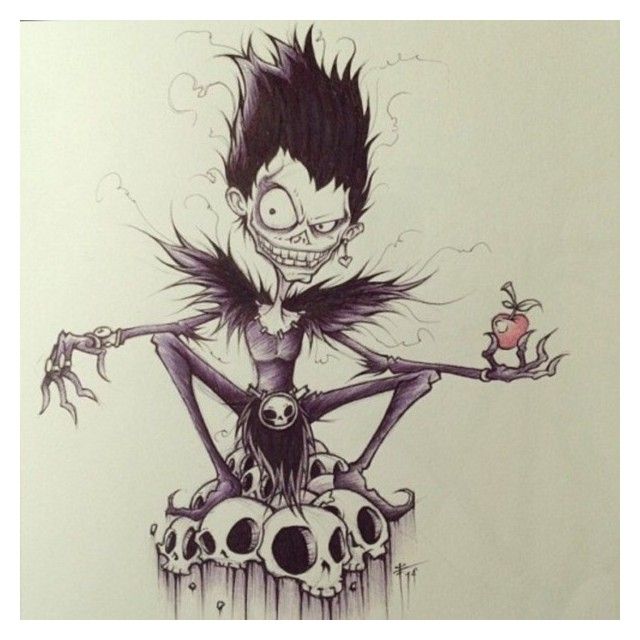 wallpapers Ryuk Original Concept Art ryuk drawings death note art