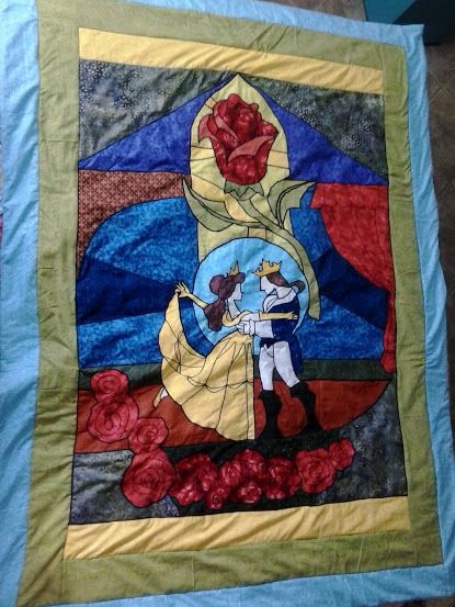 Beauty and the Beast quilt