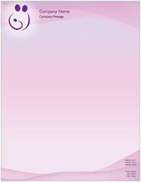 medical professionals letterhead baby birth