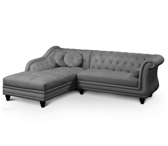 canap dangle simili cuir chesterfield london gris bnficiez de 33 sur - Canape D Angle Simili Cuir Marron canap dangle simili cuir chesterfield london gris bnficiez de 33 sur - Canape D Angle Simili Cuir Marron