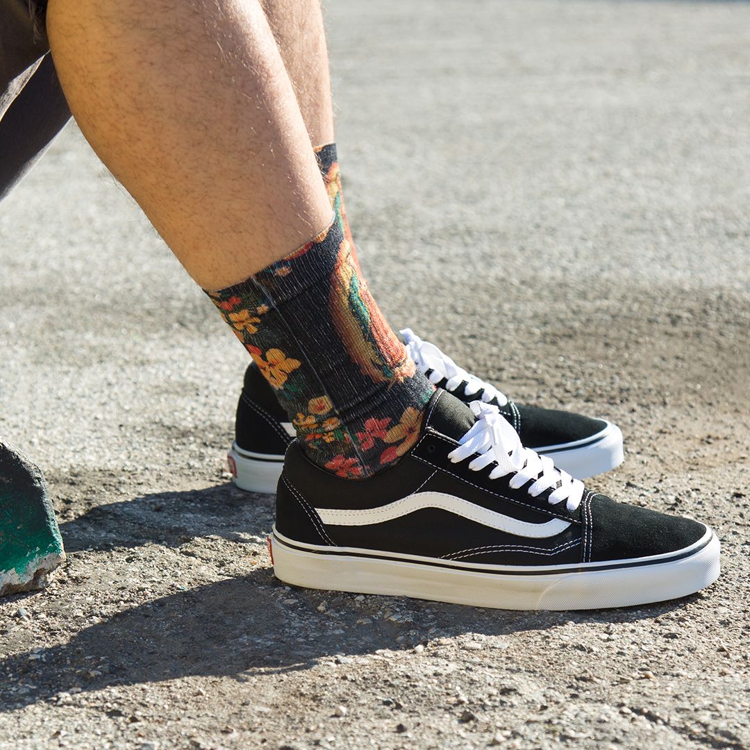 old skool vans with socks