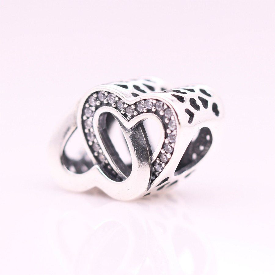 pandora charm cuori intrecciati pandora charm cuori intrecciati
