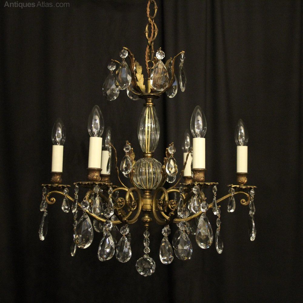 6 Light Hand Painted Antique Silver Leaf Chandelier 6 Light Hand Painted Antique Silver Leaf Chandelier