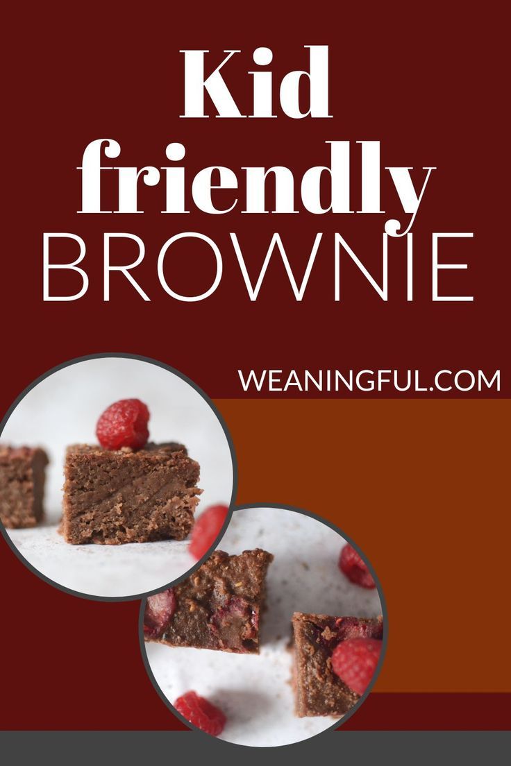 These kid friendly brownies are healthy, easy to make and nutritious too! You can make them with all kinds of beans and even chickpeas. They're soft and great for babies just starting solids at 6 months as they have no refined sugar. Easy Baby Food Recipes, Healthy Baby Food, Homemade Baby Food, Healthy Meals For Kids, Easy Healthy Recipes, Kids Recipes, Baby Led Weaning First Foods, Baby First Foods, Baby Led Weaning Recipes