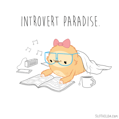 Image result for introvert gif