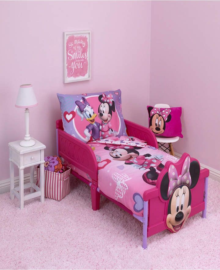 Disney Minnie Mouse 4Piece Toddler Bedding Set Bedding Minnie mouse