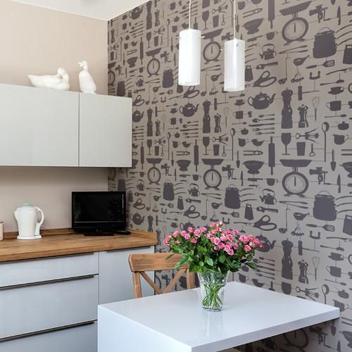 23 Kitchen Wallpaper Ideas Kitchen Wallpaper Kitchen Design Home Decor