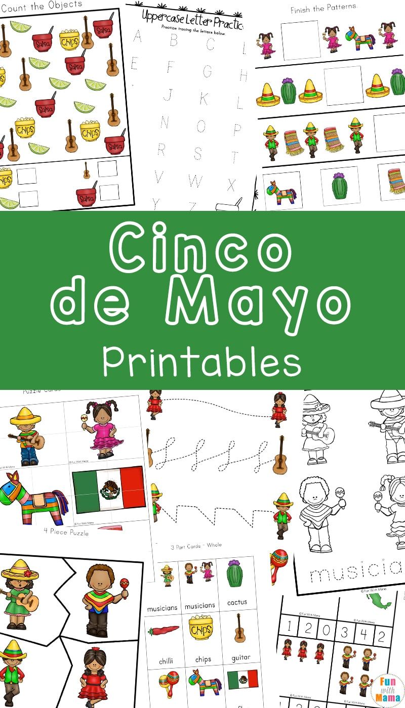 cinco de mayo kindergarten worksheets cinco de mayo kindergarten worksheets