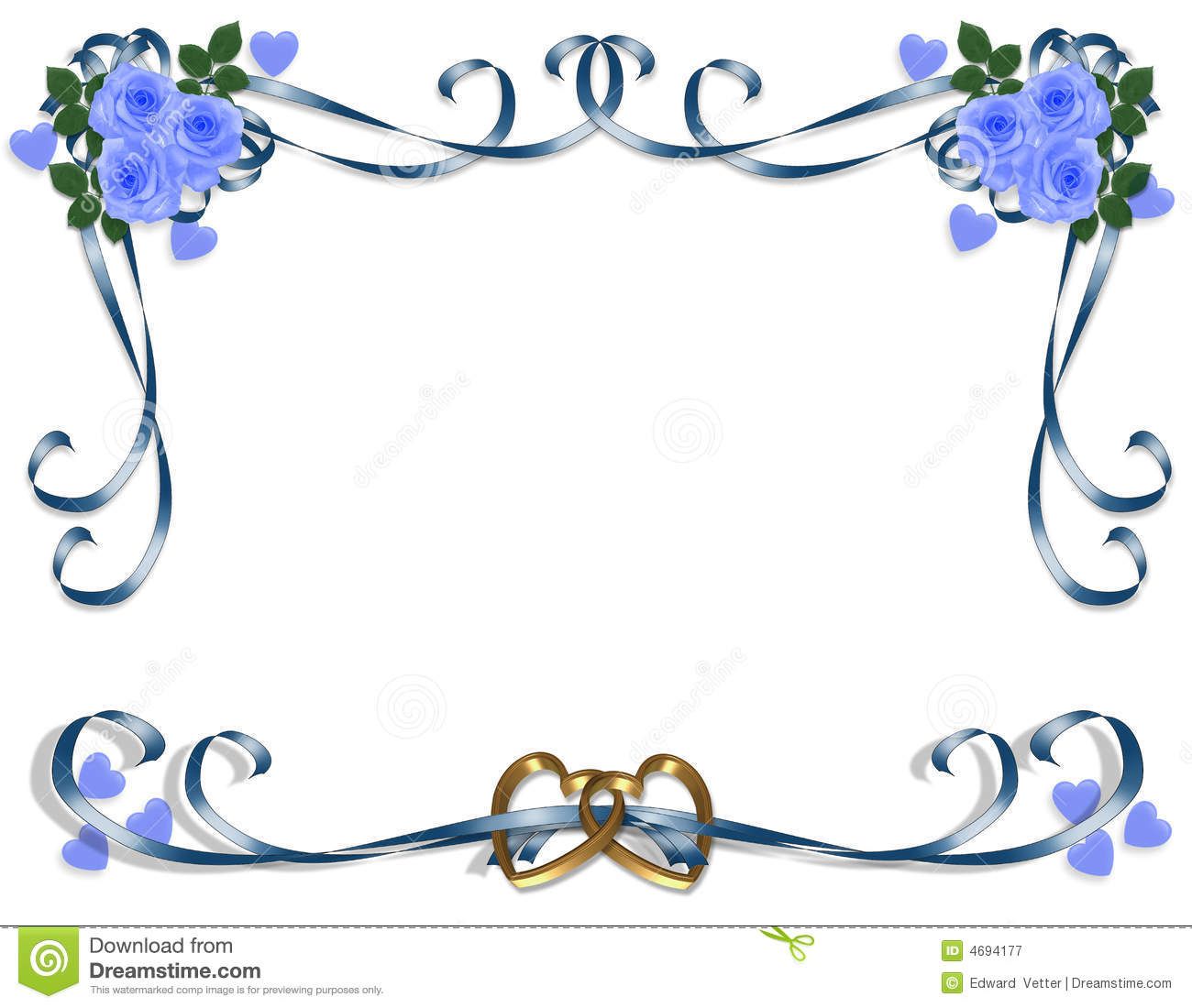 Blue Wedding Borders Clipart 1 Wedding Borders Wedding