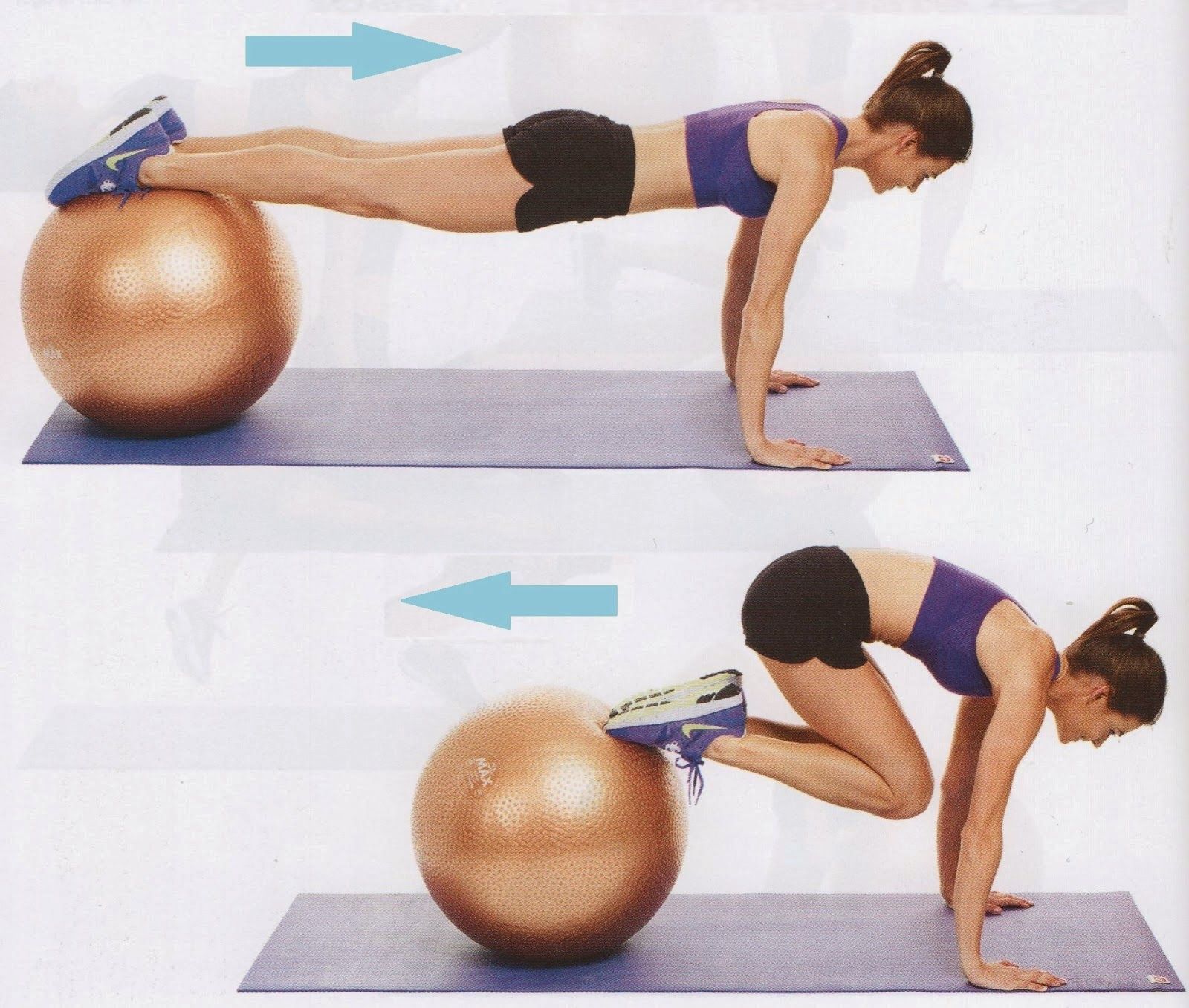 Ejercicios para adelgazar con fitball