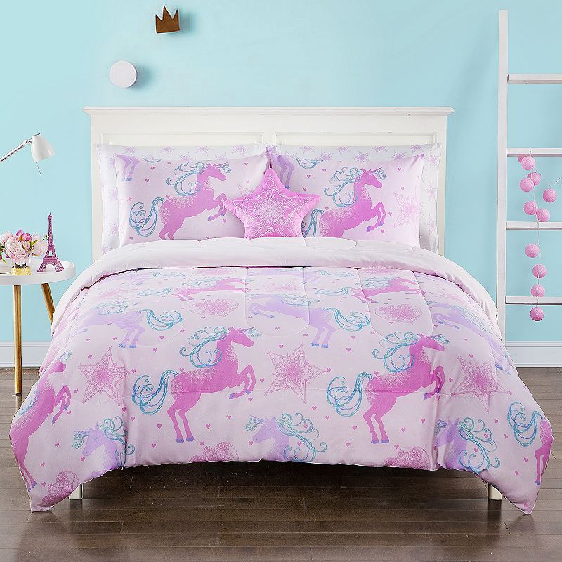 Unicorn Fame Kid S Comforter Set Kids Sets Twin Unicorn Fame Kid S Comforter Set Kids, Pink Unicorn Bedding Twin