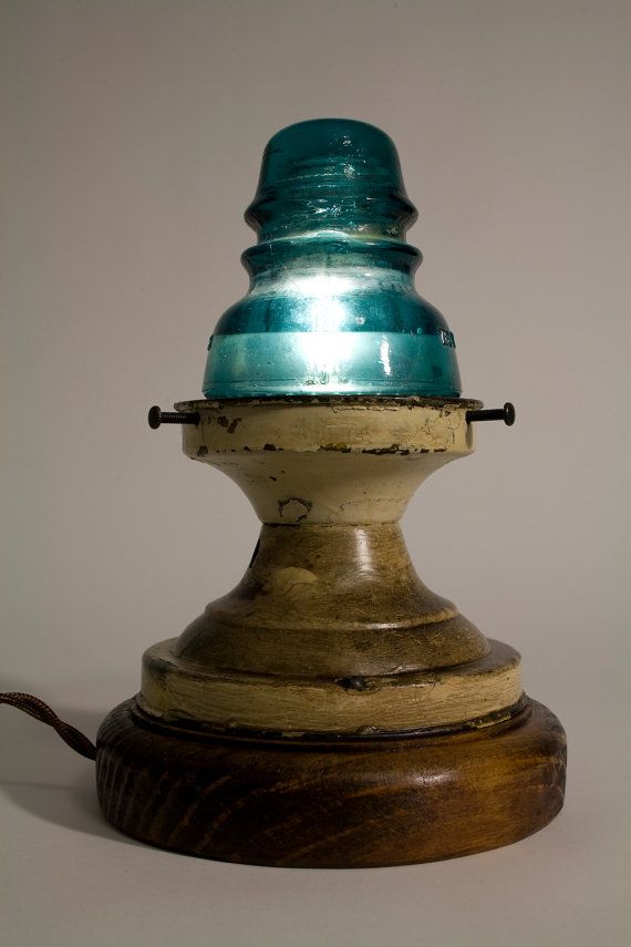 The Insulator Lamp No 14 Solid Gl Shade On A Schoolhouse Er Insulator Lamp