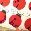 Fingerprint Counting Printables for Spring #mistletoesfootprintcraft