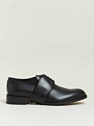 Jil Sander Women S Osaka Calf Leather Derby Shoes Ayakkabilar