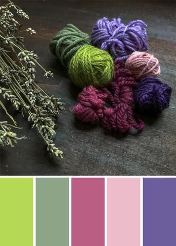 pink and green spring color scheme Yarn Color Combinations, Color Schemes Colour Palettes, Colour Pallette, Beautiful Color Combinations, Bright Color Schemes, Color Trends, Color Inspo, Color Inspiration, Spring Nail Colors