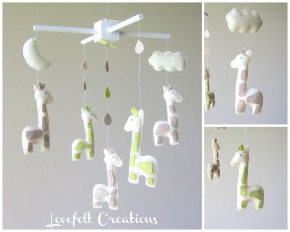 Giraffe Mobile Gender Neutral Avec Images Cadeau Bébé Diy Giraffe Mobile Gender Neutral Avec