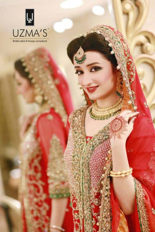 Pin on bridal dresses in red colour