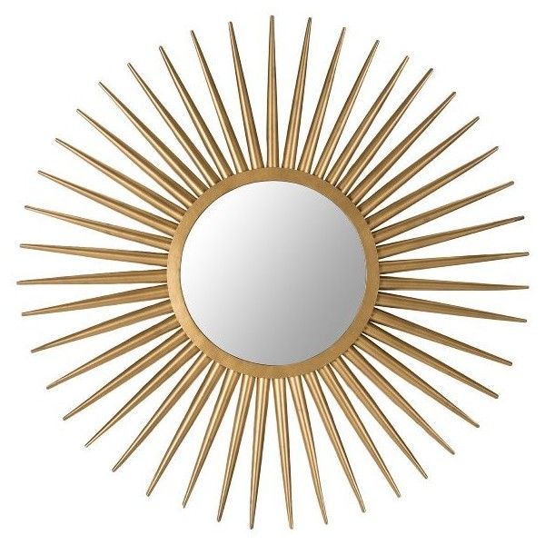 Safavieh Fatina Mirror Sunburst Wall Starburst - Sunburst Decorative Wall Mirror Gold Safavieh Safavieh Fatina Mirror Sunburst Wall Starburst - Sunburst Decorative Wall Mirror Gold Safavieh