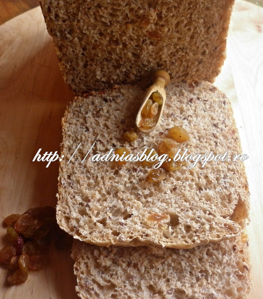 Paine integrala cu stafide si seminte Food And Drink, Bread, Brot, Baking, Breads, Buns